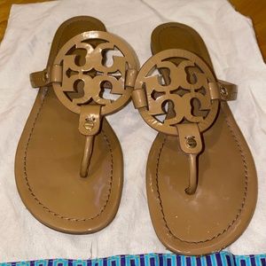 Tory Burch Miller Sandal Beige Size 9